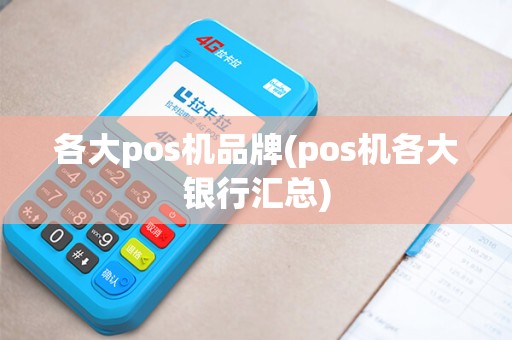 各大pos机品牌(pos机各大银行汇总)