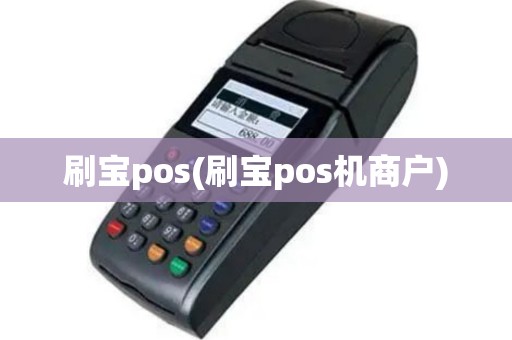 刷宝pos(刷宝pos机商户)