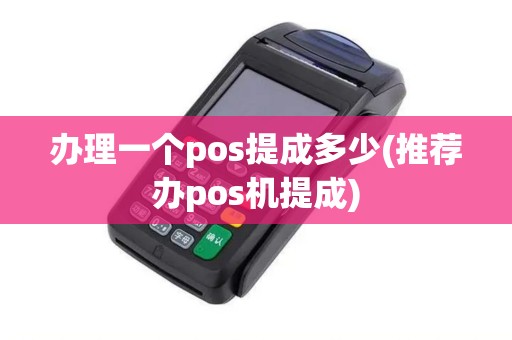 办理一个pos提成多少(推荐办pos机提成)