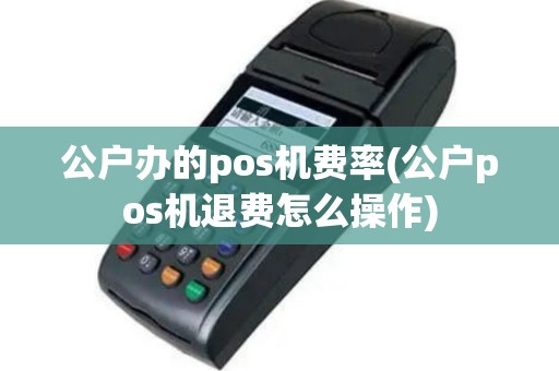 公户办的pos机费率(公户pos机退费怎么操作)