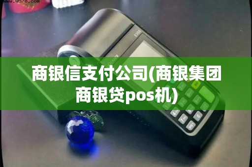 商银信支付公司(商银集团商银贷pos机)